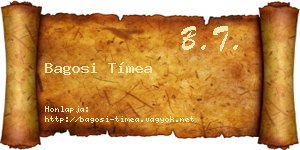Bagosi Tímea névjegykártya